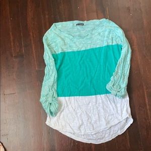 Color Block express Knit Top